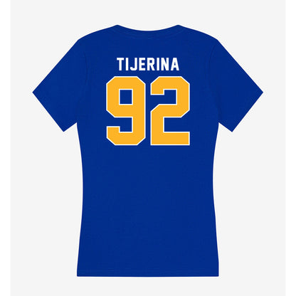 Pittsburgh - NCAA Football : Kaemon Tijerina - Women's V-Neck T-Shirt-1