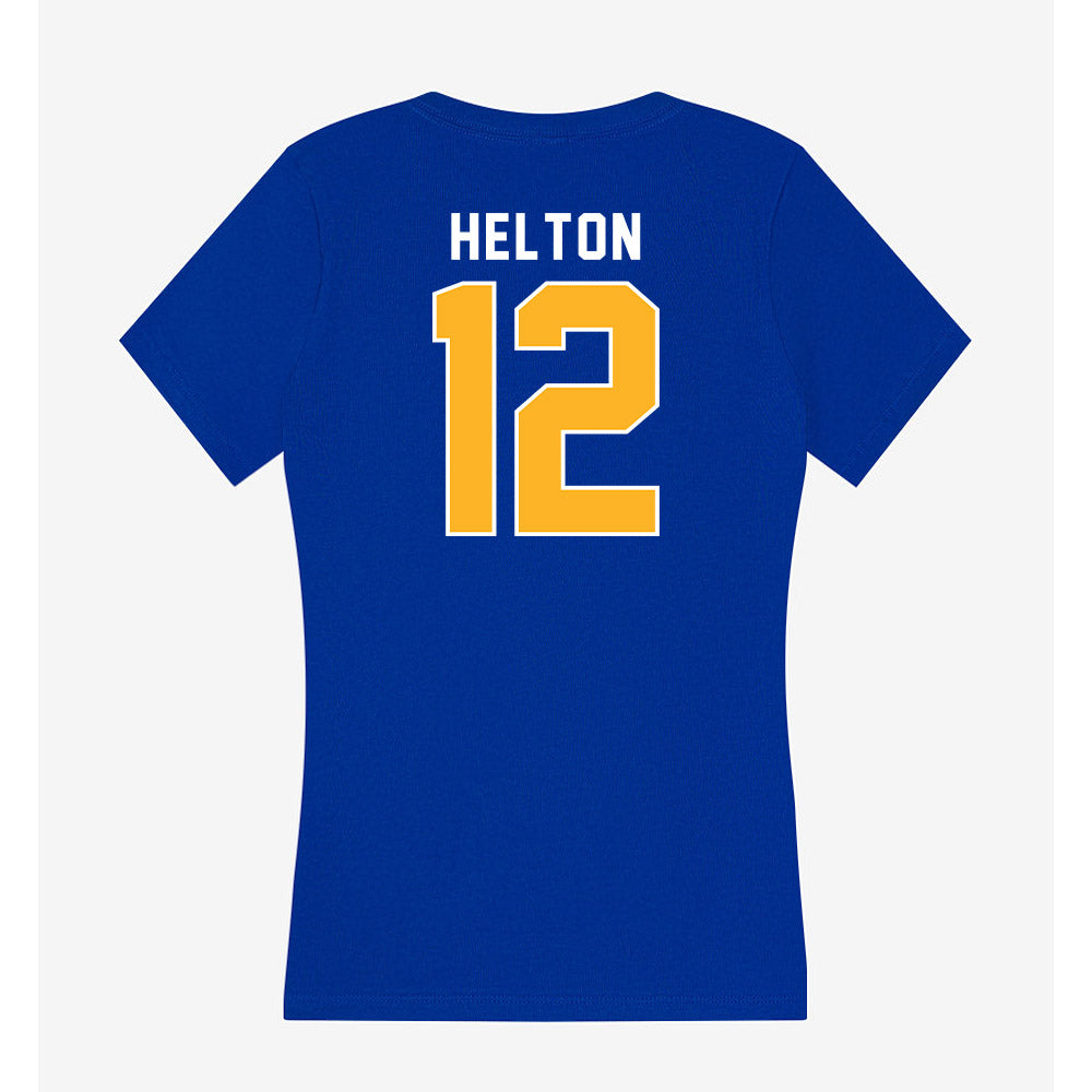 Pittsburgh - NCAA Softball : Gracie Helton - Women's V-Neck T-Shirt-1