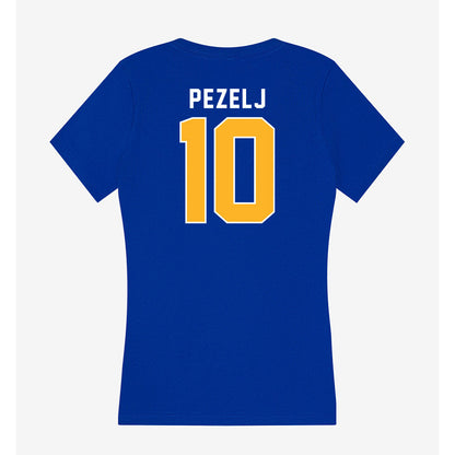 Pittsburgh - NCAA Women's Volleyball : Marina Pezelj - Women's V-Neck T-Shirt-1