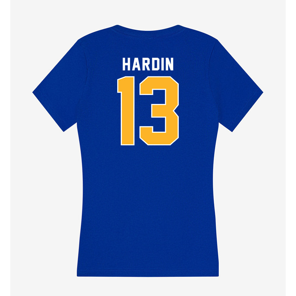 Pittsburgh - NCAA Men's Soccer : Joshua Hardin - Women's V-Neck T-Shirt-1