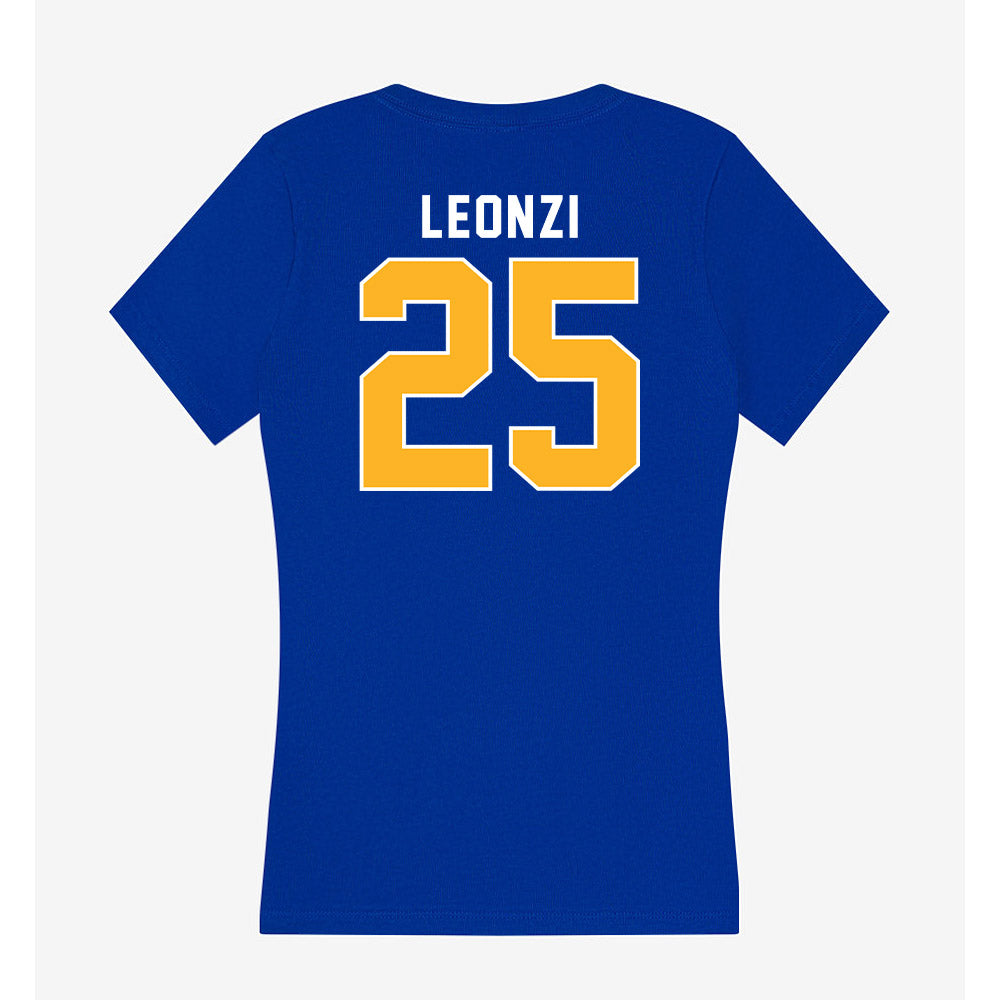 Pittsburgh - NCAA Women's Lacrosse : Gigi Leonzi - Women's V-Neck T-Shirt-1