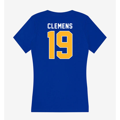 Pittsburgh - NCAA Women's Lacrosse : Emily Clemens - Women's V-Neck T-Shirt-1