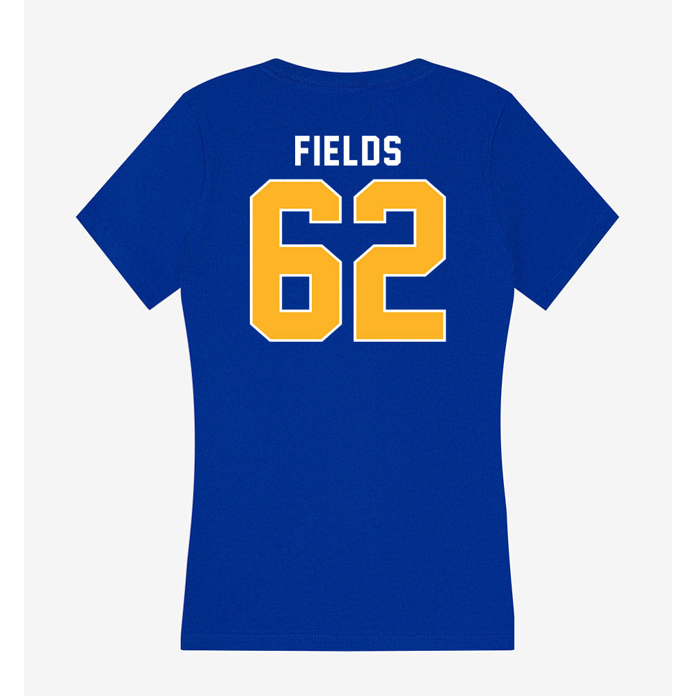 Pittsburgh - NCAA Football : Jordan Fields - Women's V-Neck T-Shirt-1