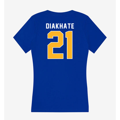 Pittsburgh - NCAA Women's Basketball : Fatima Diakhate - Women's V-Neck T-Shirt-1