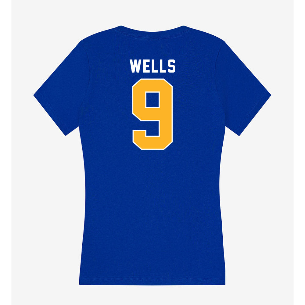 Pittsburgh - NCAA Women's Soccer : Lucia Wells - Women's V-Neck T-Shirt-1