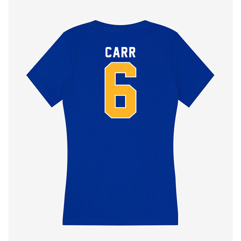 Pittsburgh - NCAA Women's Lacrosse : Aidan Carr - Women's V-Neck T-Shirt-1