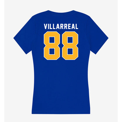 Pittsburgh - NCAA Football : Wyatt Villarreal - Women's V-Neck T-Shirt-1