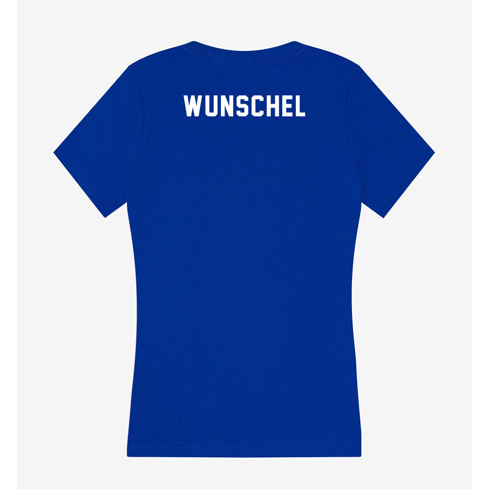 Pittsburgh - NCAA Cheerleading : Madi Wunschel - Women's V-Neck T-Shirt-1