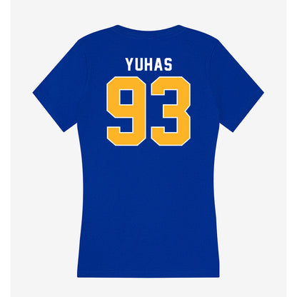 Pittsburgh - NCAA Football : Ty Yuhas - Women's V-Neck T-Shirt-1
