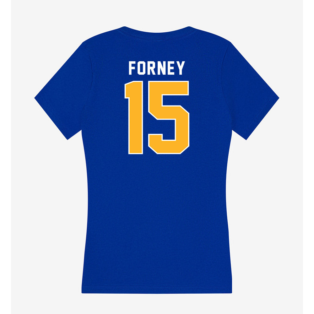 Pittsburgh - NCAA Football : Tony Forney - Women's V-Neck T-Shirt-1