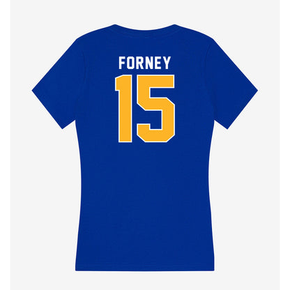 Pittsburgh - NCAA Football : Tony Forney - Women's V-Neck T-Shirt-1