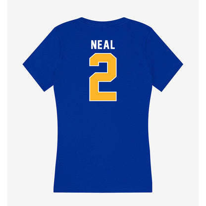 Pittsburgh - NCAA Football : Isaiah Neal - Women's V-Neck T-Shirt-1