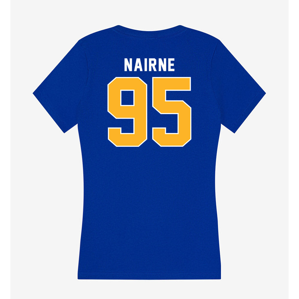 Pittsburgh - NCAA Football : Eliyt Nairne - Women's V-Neck T-Shirt-1