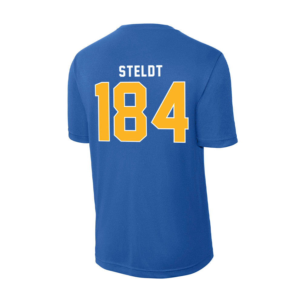 Pittsburgh - NCAA Wrestling : Tristan Steldt - Activewear T-Shirt-1