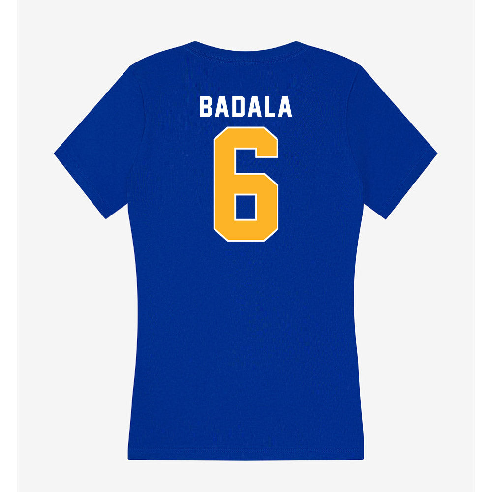 Pittsburgh - NCAA Baseball : John Badala - Women's V-Neck T-Shirt-1