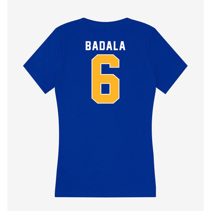 Pittsburgh - NCAA Baseball : John Badala - Women's V-Neck T-Shirt-1