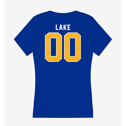 Pittsburgh - NCAA Baseball : Aaron Lake - Women's V-Neck T-Shirt-1