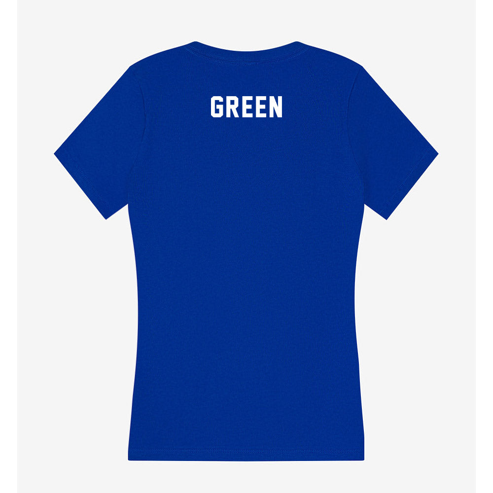 Pittsburgh - NCAA Women's Gymnastics : Lailah Green - Women's V-Neck T-Shirt-1