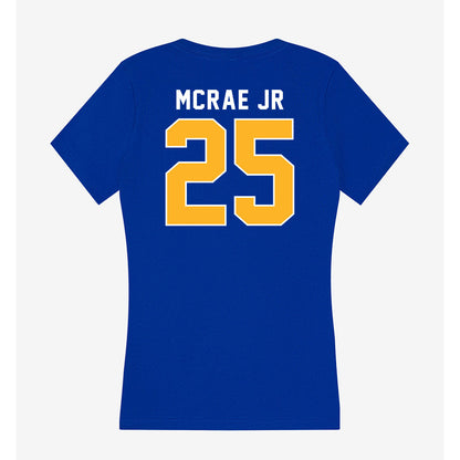 Pittsburgh - NCAA Football : Kentrail McRae Jr - Women's V-Neck T-Shirt-1