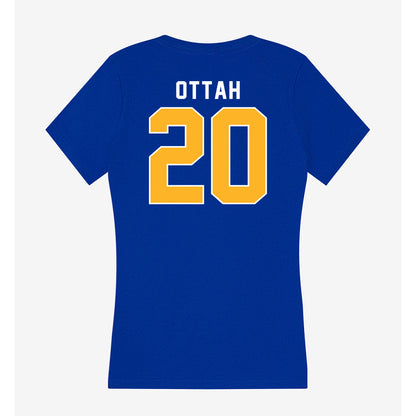 Pittsburgh - NCAA Women's Soccer : Celine Ottah - Women's V-Neck T-Shirt-1