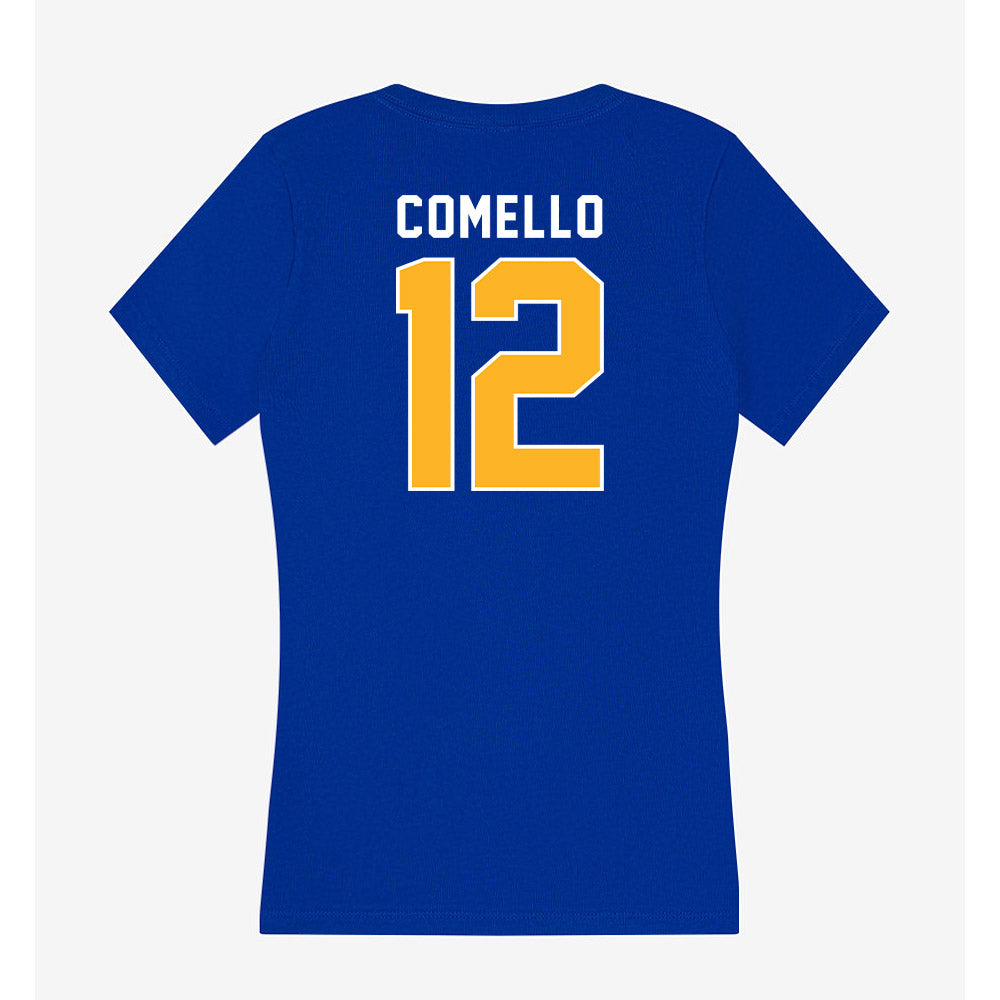 Pittsburgh - NCAA Women's Lacrosse : Lilly Comello - Women's V-Neck T-Shirt-1
