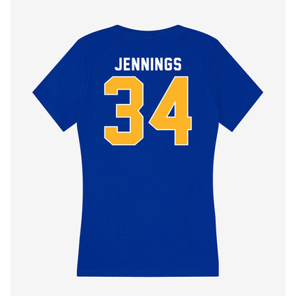 Pittsburgh - NCAA Football : Marcus Jennings - Women's V-Neck T-Shirt-1