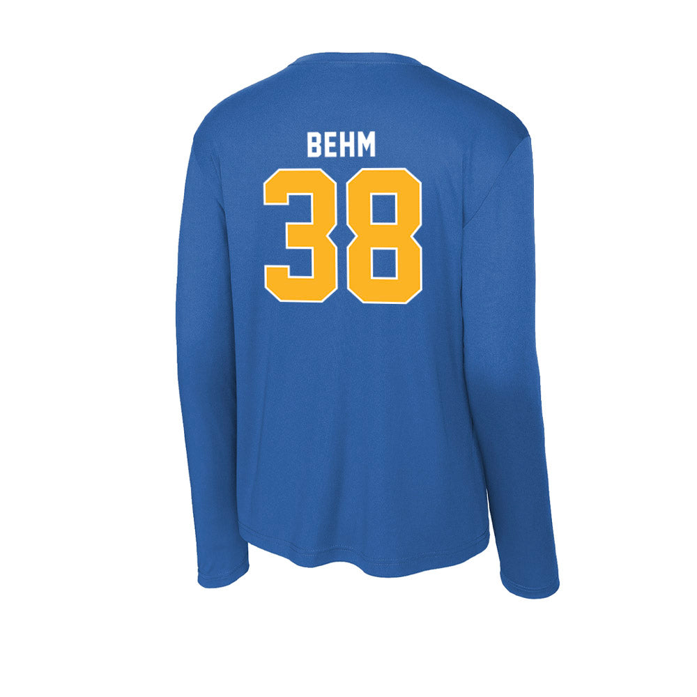 Pittsburgh - NCAA Baseball : Nolan Behm - Activewear Long Sleeve T-Shirt-1