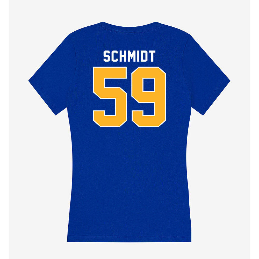 Pittsburgh - NCAA Football : Justin Schmidt - Women's V-Neck T-Shirt-1