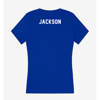 Pittsburgh - NCAA Women's Track & Field : Jaelyn Jackson - Women's V-Neck T-Shirt-1