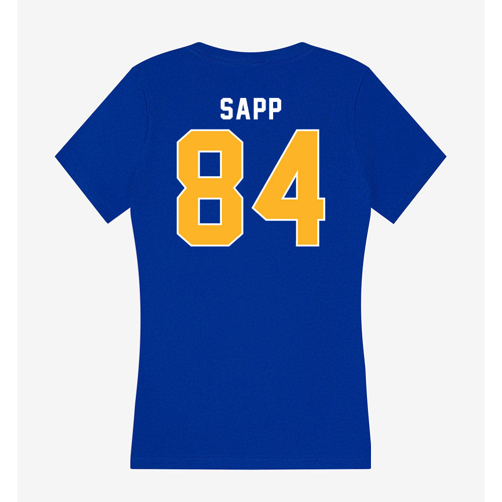 Pittsburgh - NCAA Football : Cam Sapp - Women's V-Neck T-Shirt-1