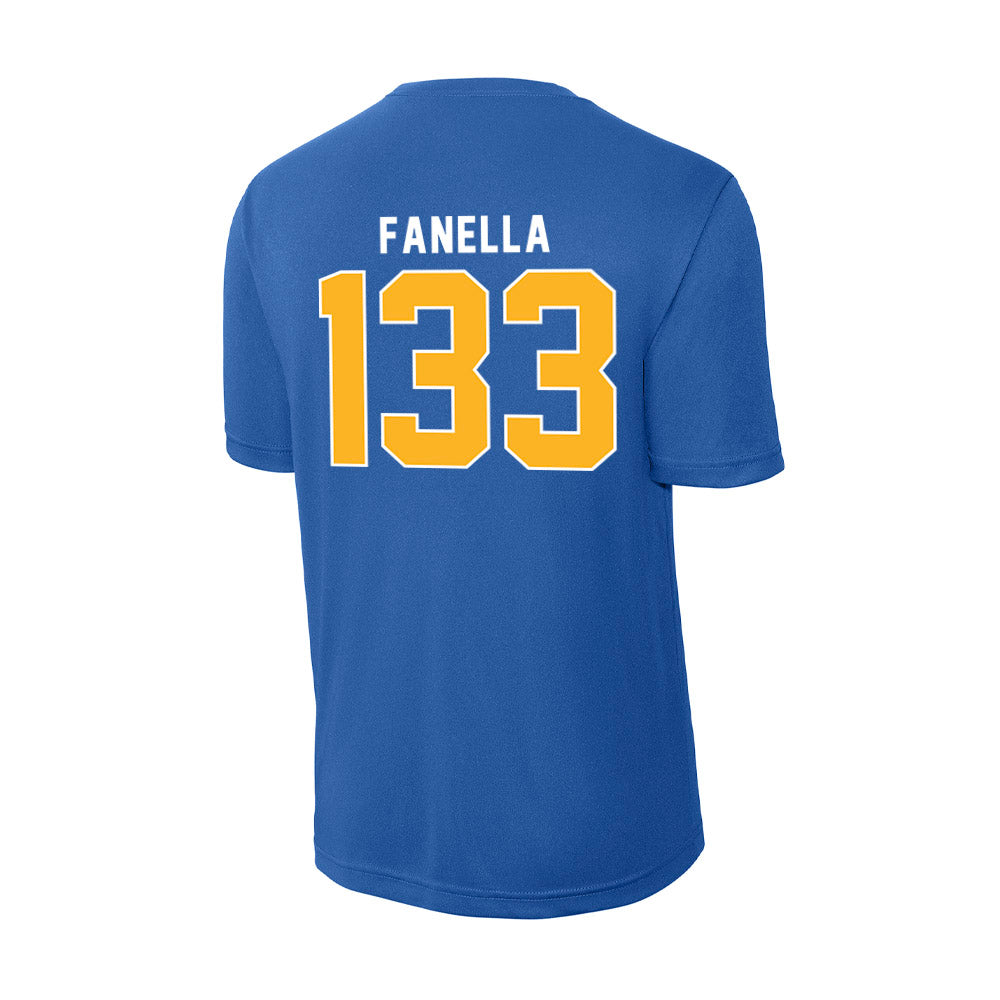 Pittsburgh - NCAA Wrestling : Nico Fanella - Activewear T-Shirt-1