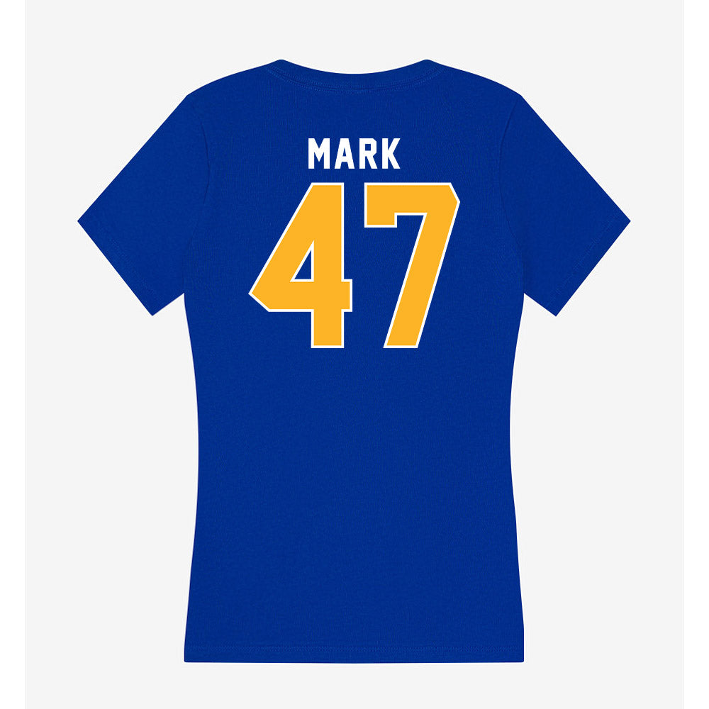 Pittsburgh - NCAA Football : Jaxson Mark - Women's V-Neck T-Shirt-1