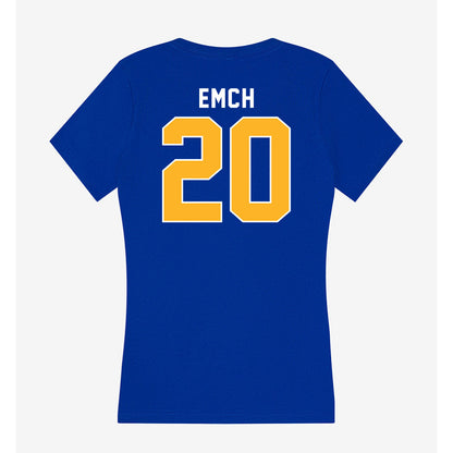 Pittsburgh - NCAA Women's Volleyball : Abbey Emch - Women's V-Neck T-Shirt-1
