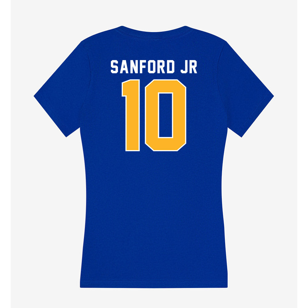 Pittsburgh - NCAA Football : Alex Sanford JR - Women's V-Neck T-Shirt-1