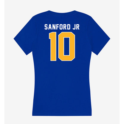 Pittsburgh - NCAA Football : Alex Sanford JR - Women's V-Neck T-Shirt-1