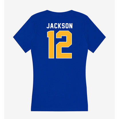 Pittsburgh - NCAA Football : Beau Jackson - Women's V-Neck T-Shirt-1