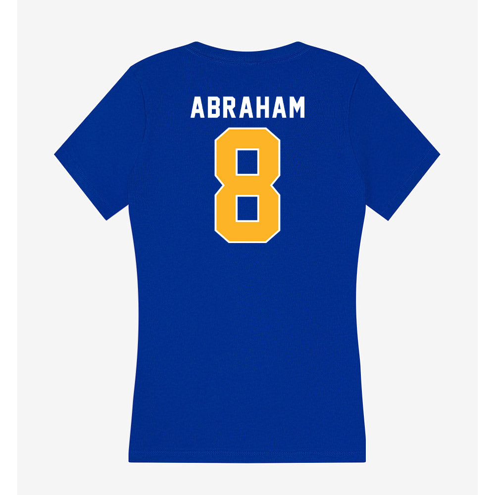 Pittsburgh - NCAA Women's Soccer : Lola Abraham - Women's V-Neck T-Shirt-1