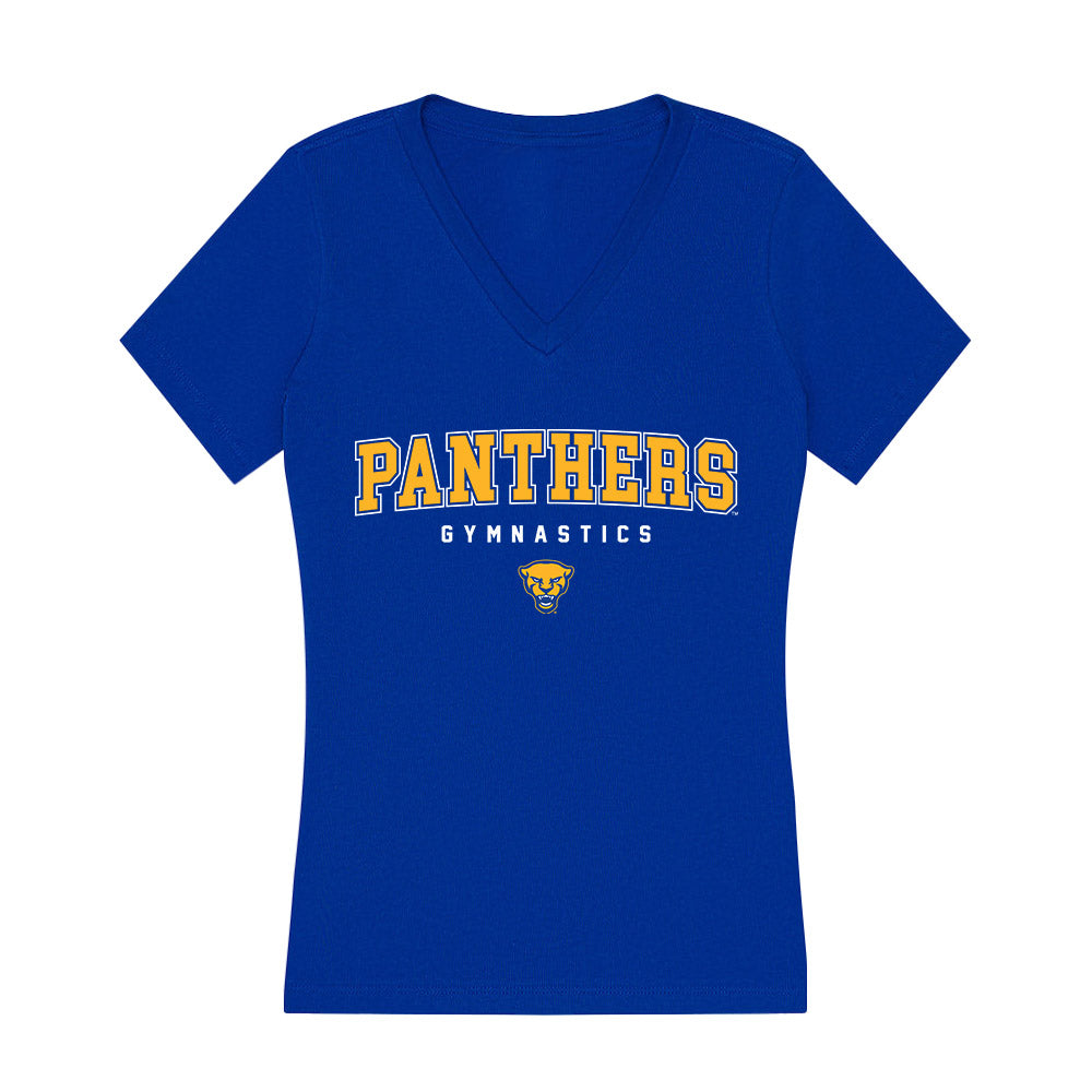 Pittsburgh - NCAA Women's Gymnastics : Lailah Green - Women's V-Neck T-Shirt-0