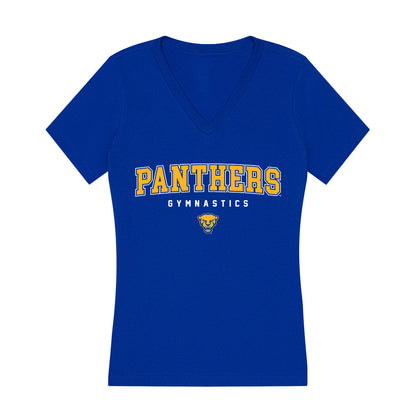 Pittsburgh - NCAA Women's Gymnastics : Lailah Green - Women's V-Neck T-Shirt-0