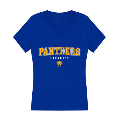Pittsburgh - NCAA Women's Lacrosse : Lilly Comello - Women's V-Neck T-Shirt-0