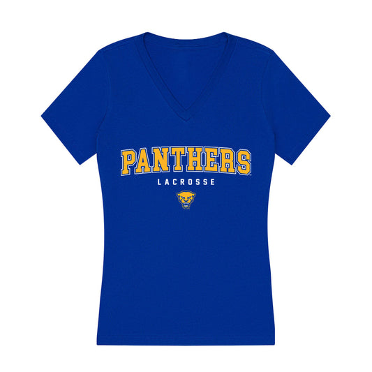 Pittsburgh - NCAA Women's Lacrosse : Lilly Comello - Women's V-Neck T-Shirt-0