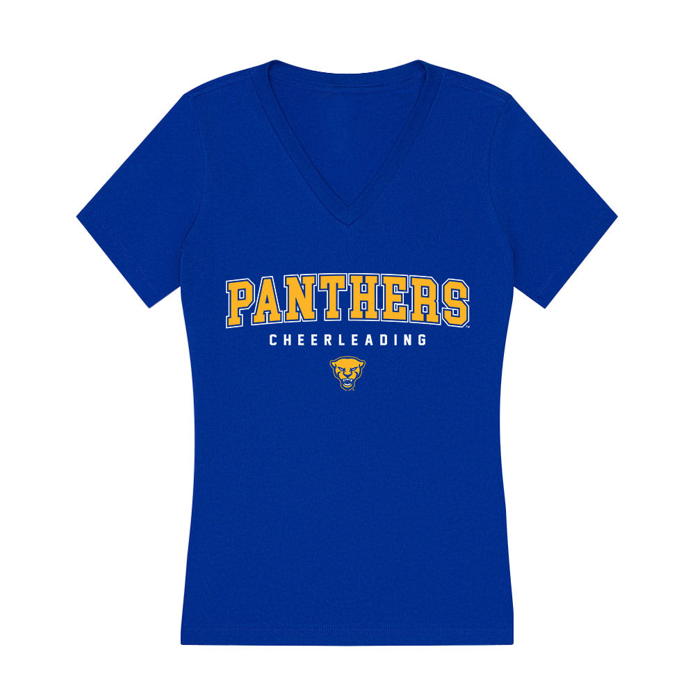 Pittsburgh - NCAA Cheerleading : Bryn Junko - Women's V-Neck T-Shirt-0