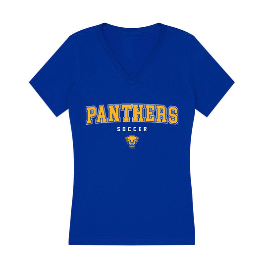 Pittsburgh - NCAA Men's Soccer : Mamadou Tall - Women's V-Neck T-Shirt-0