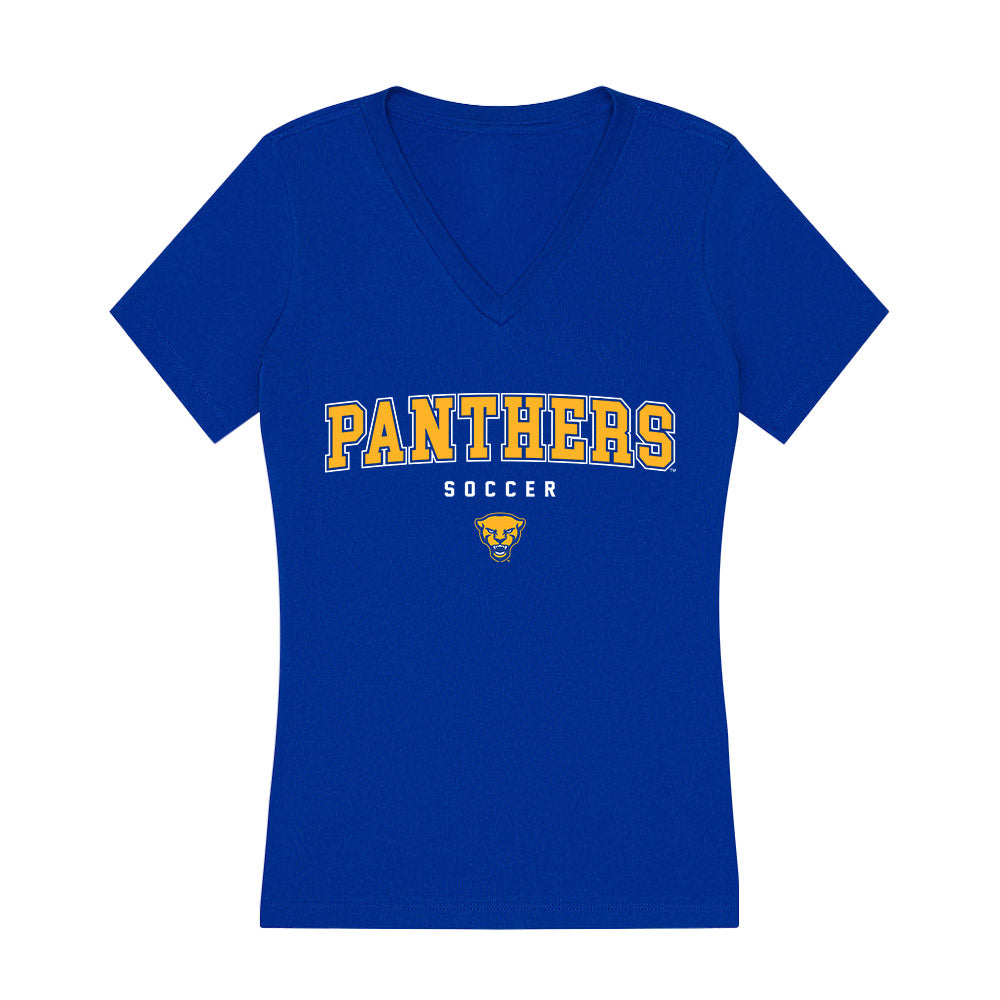 Pittsburgh - NCAA Women's Soccer : Maci Tew - Women's V-Neck T-Shirt-0