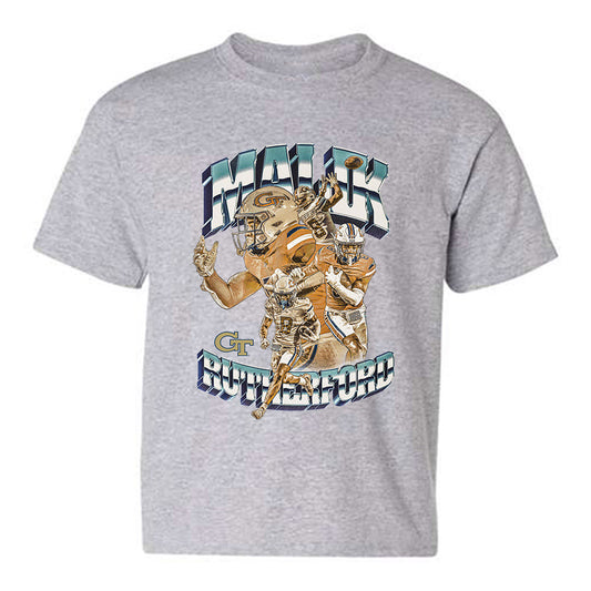 Georgia Tech - NCAA Football : Malik Rutherford - Player Collage Youth T-Shirt