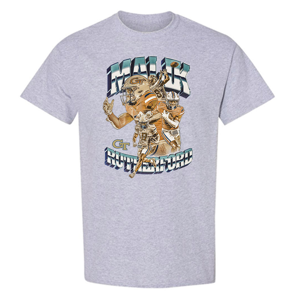 Georgia Tech - NCAA Football : Malik Rutherford - Player Collage T-Shirt
