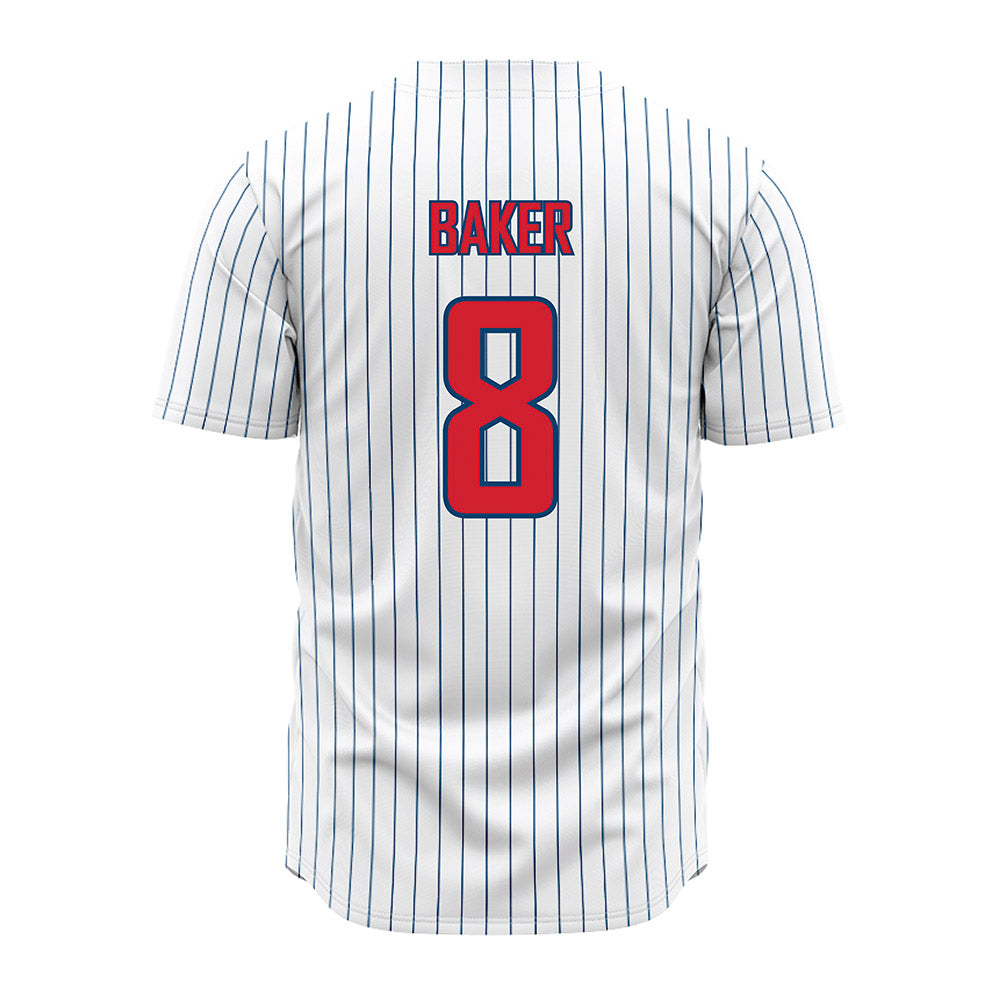 Radford - NCAA Baseball : Eli Baker - Pinstripe Jersey-1