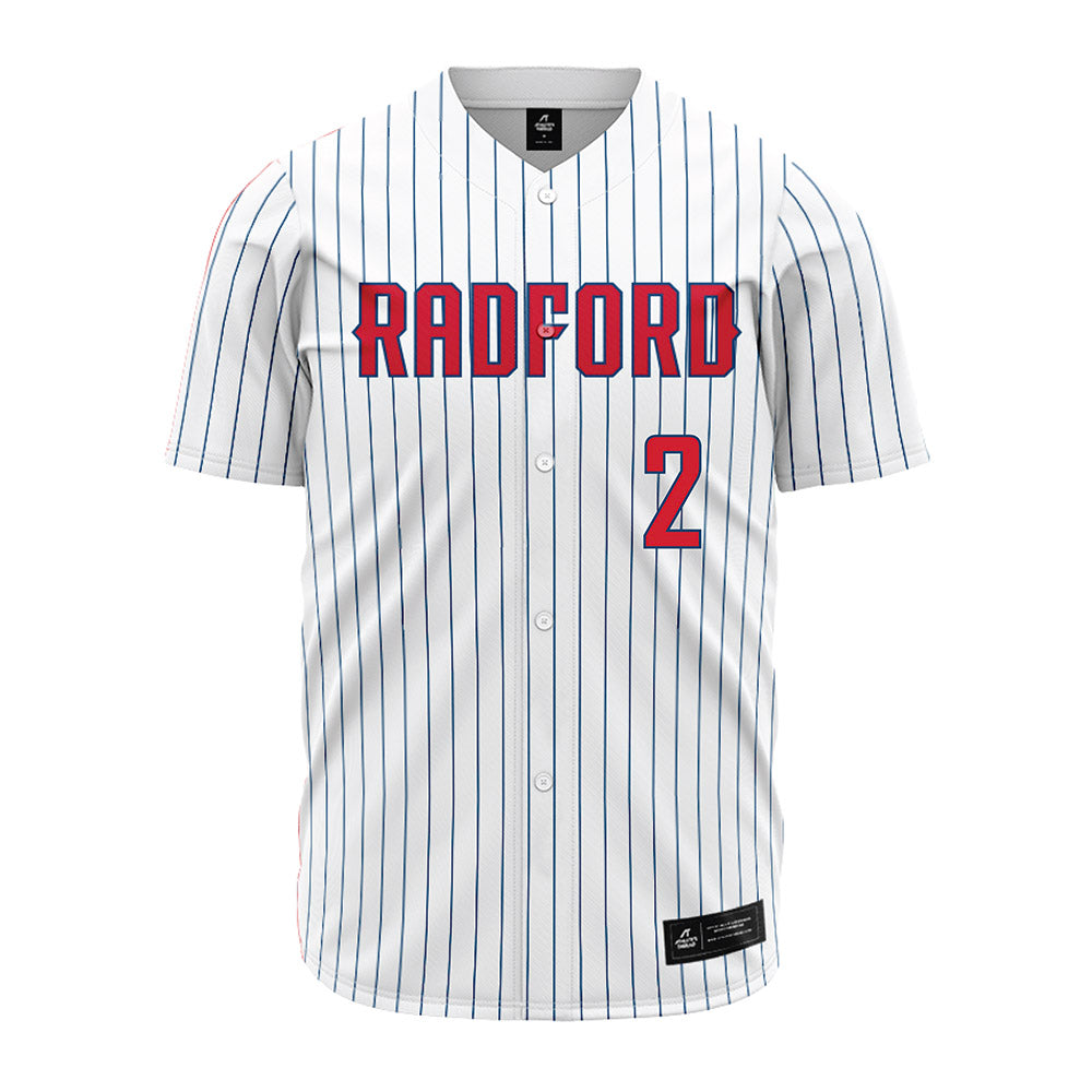 Radford - NCAA Baseball : Tucker Swails - Pinstripe Jersey-0