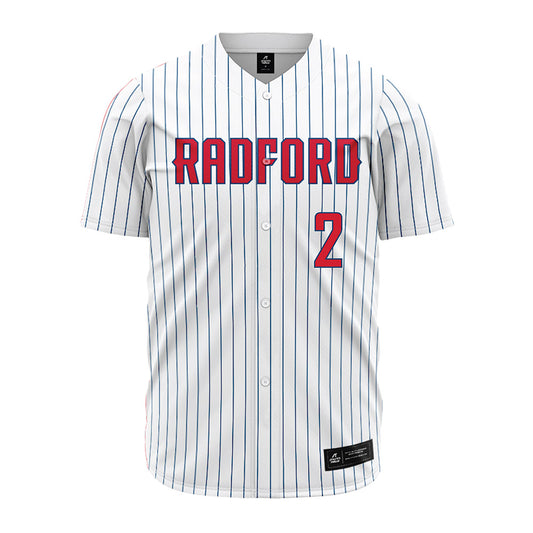Radford - NCAA Baseball : Tucker Swails - Pinstripe Jersey-0