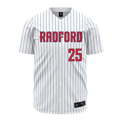 Radford - NCAA Baseball : Alex Levesque - Pinstripe Jersey-0